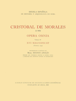 Opera Omnia. Volumen IV. XVI Magnificat (Venecia, 1545)