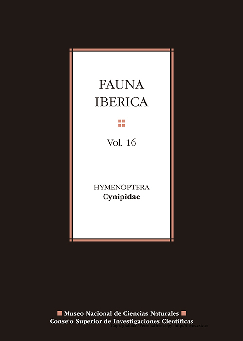 Fauna ibérica. Vol. 16, Hymenoptera : Cynipidae