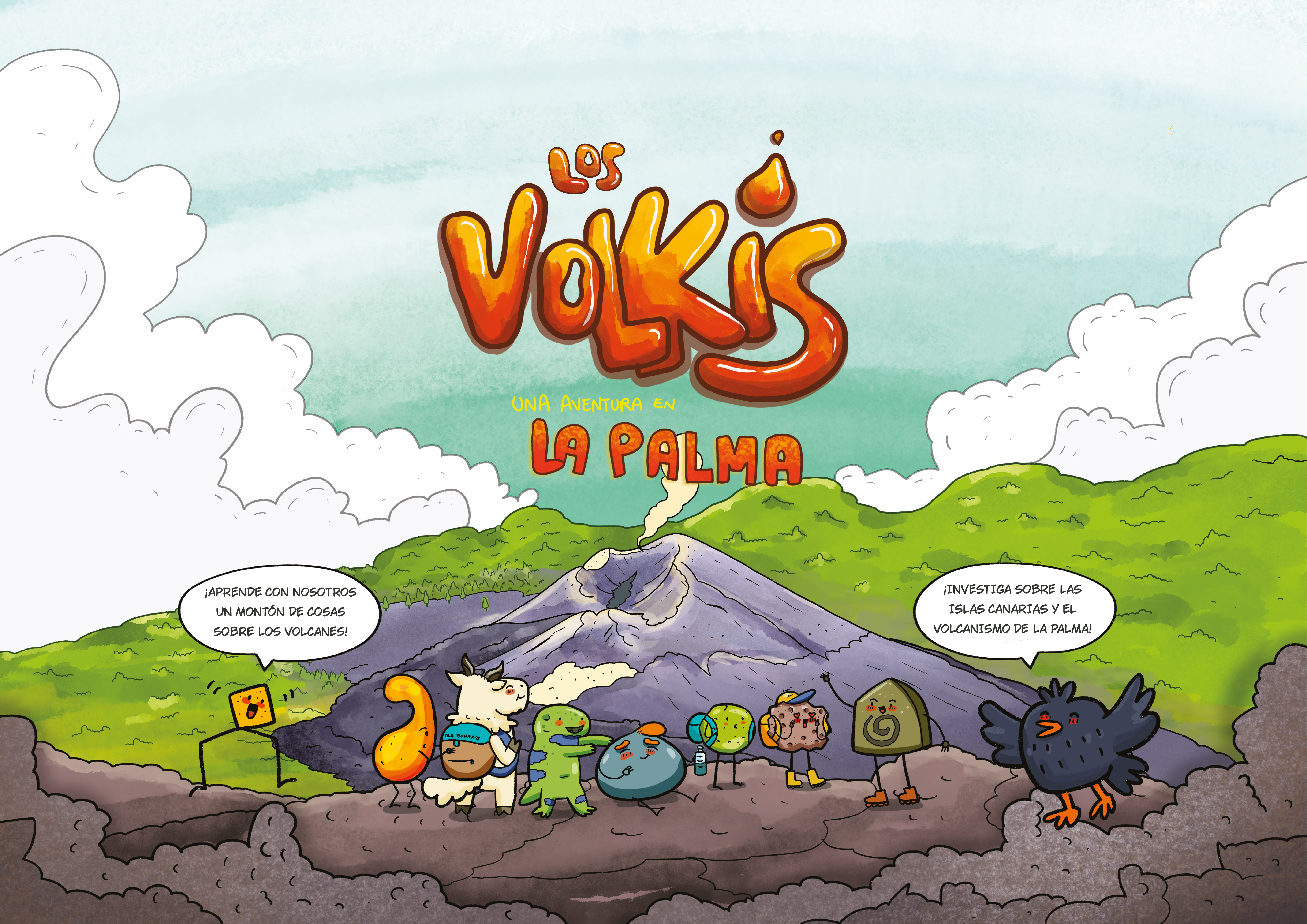 Los Volkis : una aventura en La Palma