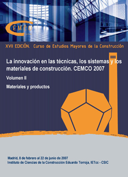 La innovación en las técnicas, los sistemas y los materiales de construcción. Vol. II. Materiales y productos