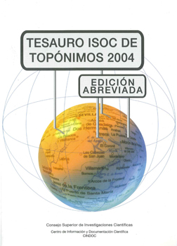 Tesauro ISOC de topónimos 2004