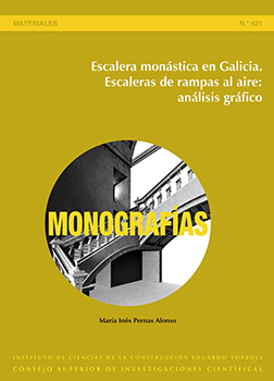 Escalera monástica en Galicia. Escaleras de rampas al aire: análisis gráfico